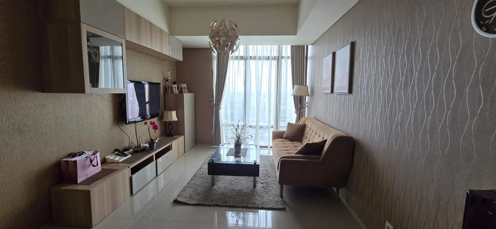 Apartemen Disewa di Accent, 2BR Nyaman Harga 12 Juta per Bulan
